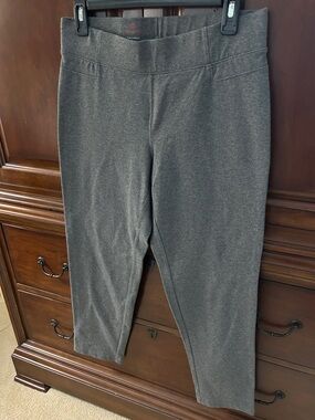 Talbots Dark Gray Ponte Ankle Straight Leg Pants/SP